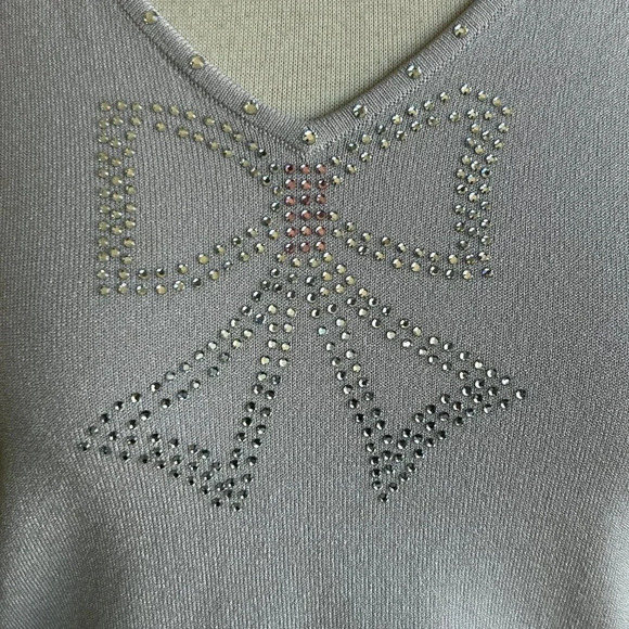 Doncaster Collection Dusty Lavender Twinset Tank and Cardigan Sweater NWT - Picture 6 of 7